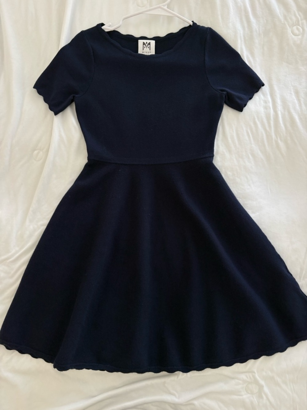 Milly Minis Navy Skater Dress